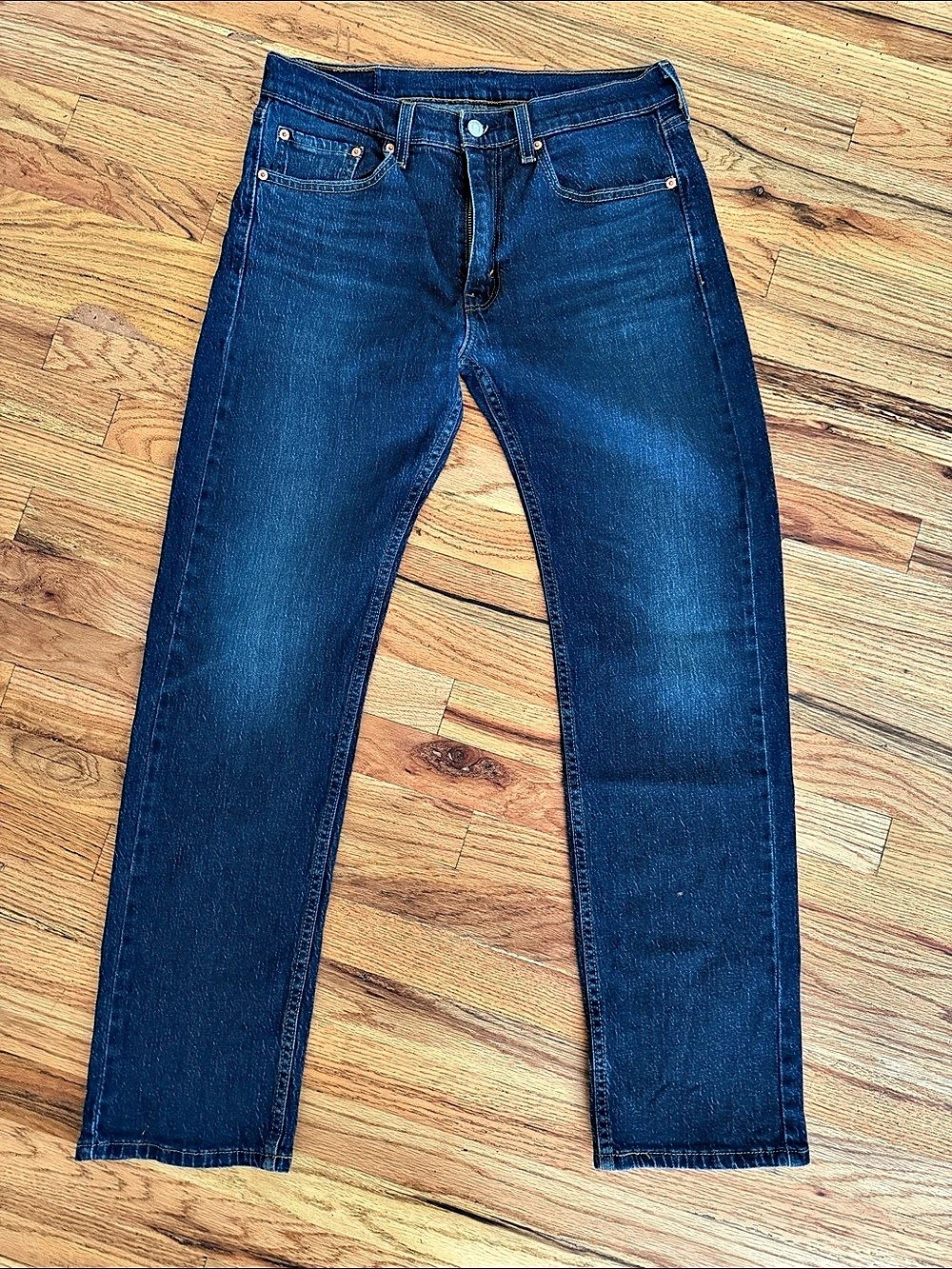 Levi's 505 Straight Leg Jeans Blue Waist 32 Length 32 Like New